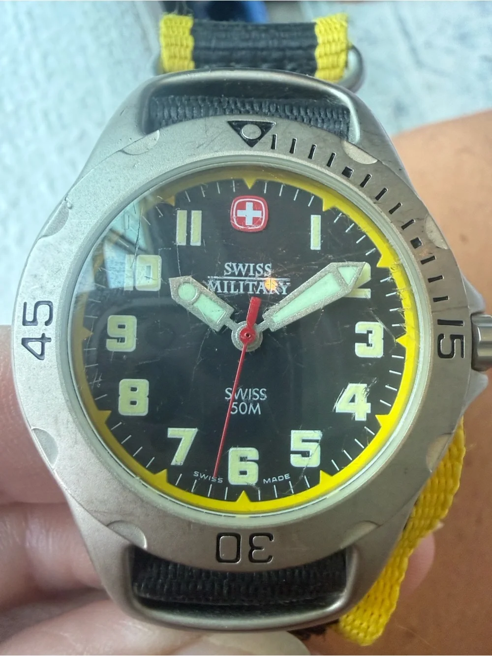 Vintage Wenger Swiss Military watch